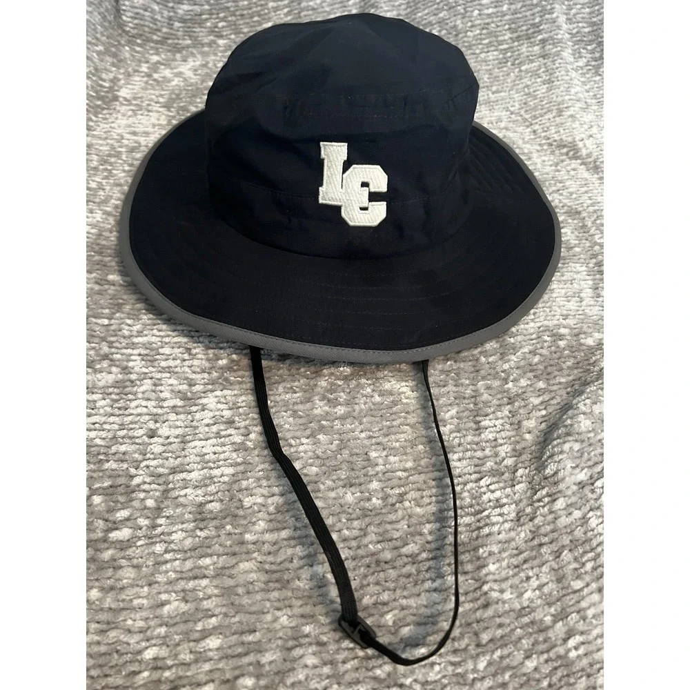 Richardson 810 Bucket Hat Black LC Logo Adjustable Outdoor Sun Hat Packable(073) - Picture 2 of 5